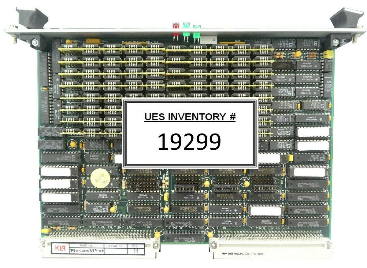 Used Micro Memory MM6300 PCB Card MM-6300 750-400399-00 KLA-Tencor eS31 Working Spare