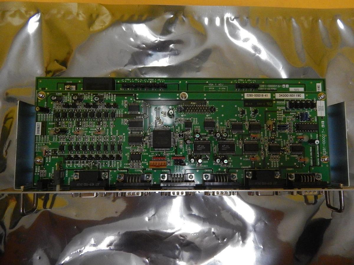Used TEL Tokyo Electron E281-000016-41 FDP3 Display PCB Card T-3044SS Working Spare