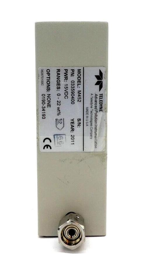 Used Teledyne Instruments 033590400 Ozone Sensor M452 AMAT 0190-34193 Working Surplus