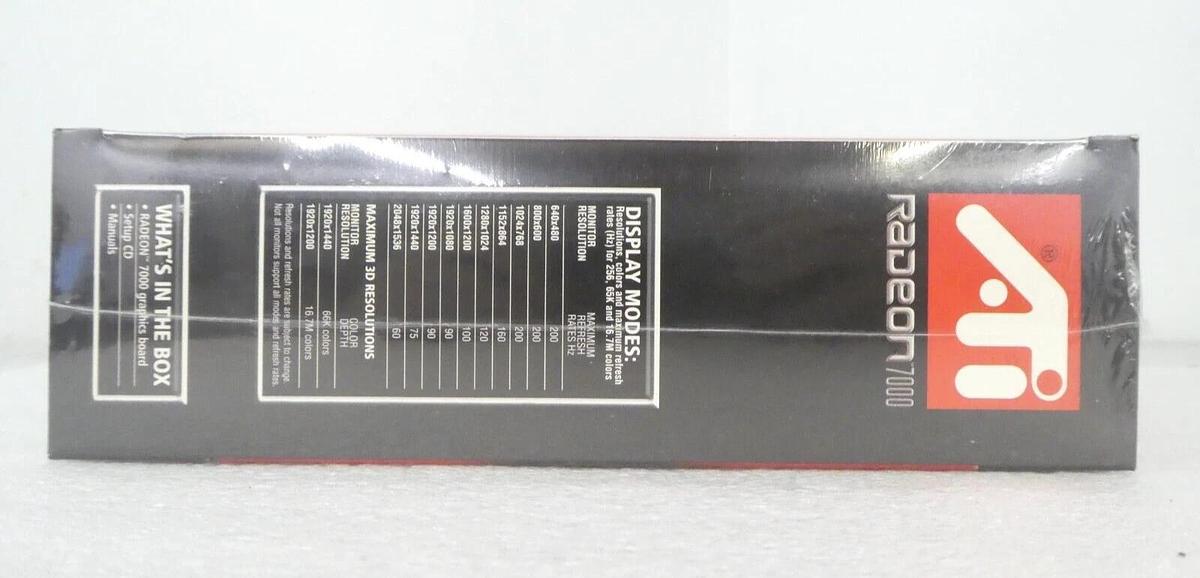 Used ATI Technologies 100-430320 Radeon 7000 VGA AGP 32 MB DDR Reseller Lot of 14 New