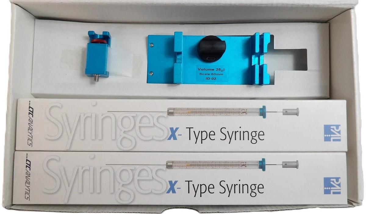 Used CTC Analytics PAL SyrLCX25µL X-Type Syringe Autosampler Kit Lot of 5 New