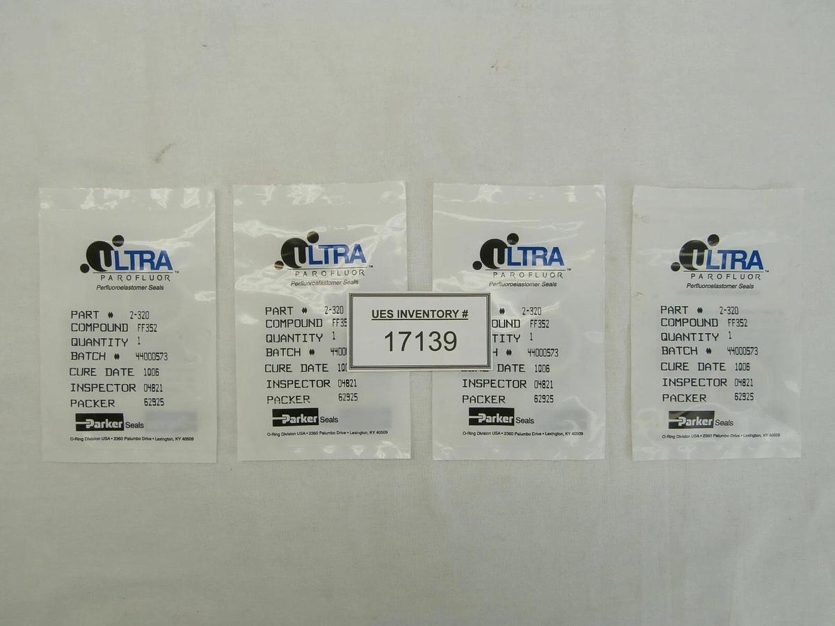 Parker Seals 2-320 O-Ring Ultra Parofluor Seal FF352 Reseller Lot of 4 New