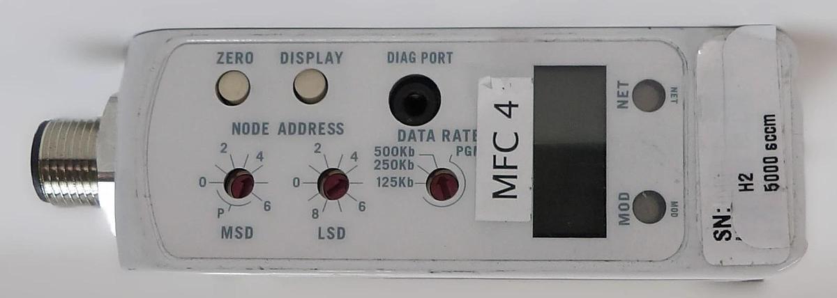 Used Brooks Instrument GF125C-105872 Mass Flow Controller MFC Lot of 8 Surplus