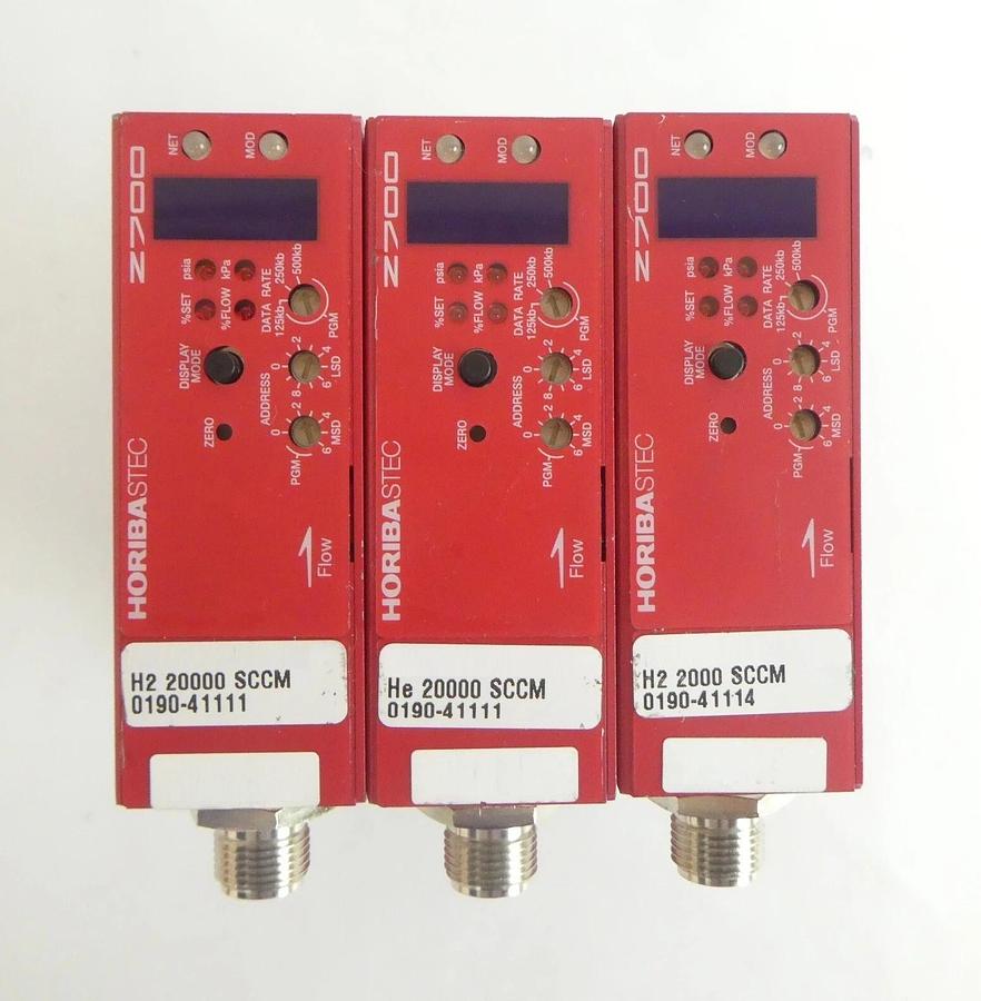 Used Horiba STEC Z500 Z700 Mass Flow Controller MFC Reseller Lot of 10 Working
