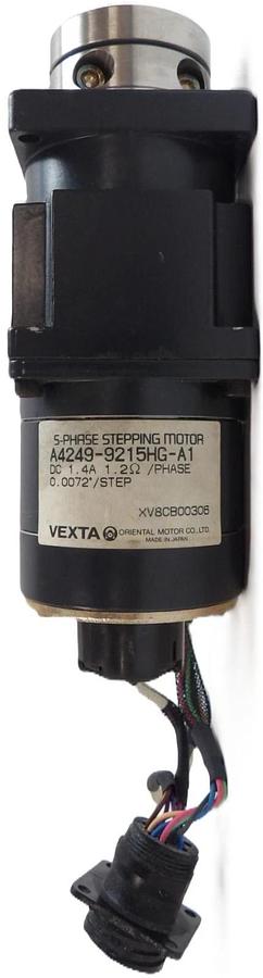 Used Oriental Motor A4249-9215HG-A1 5-Phase Stepping Motor VEXTA Robot Drive Working