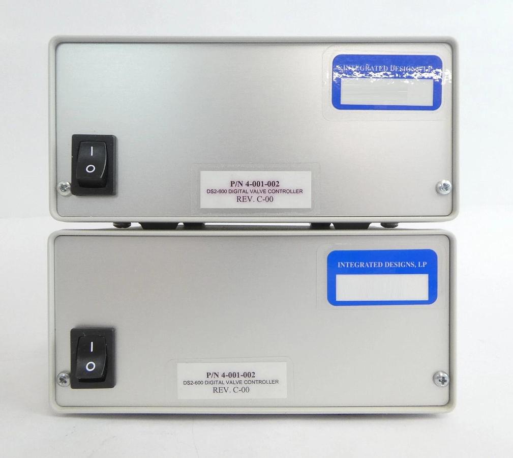 Used Integrated Designs 4-001-002 Digital Valve Controller DS2-600 Lot of 4 Working