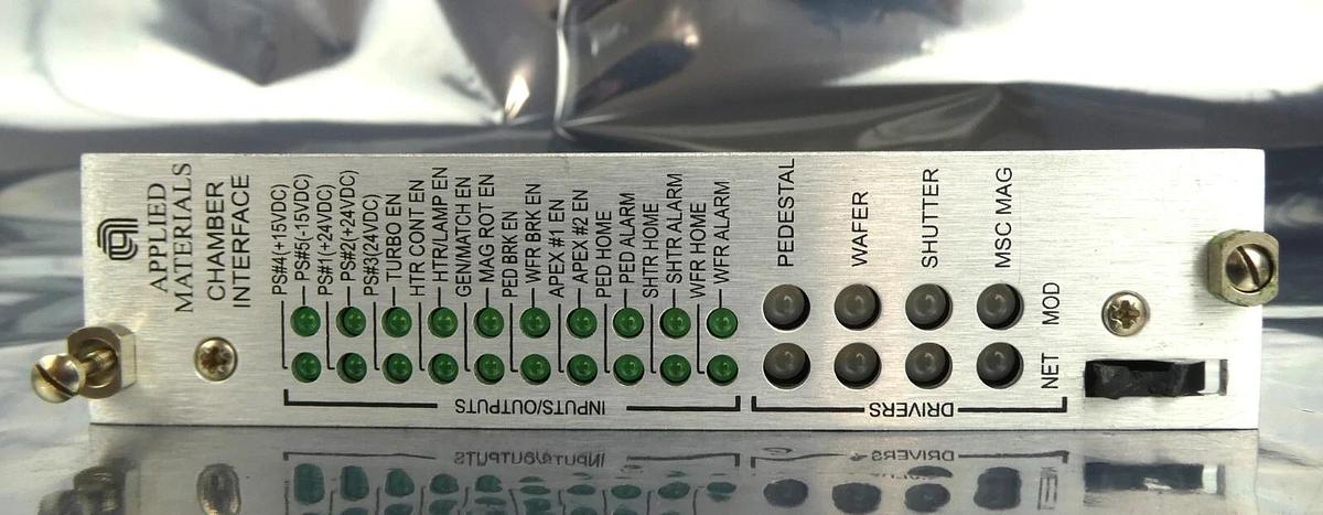 Used AMAT Applied Materials 0100-01944 Tower Interface (CCT) PCB Broken Tab Working