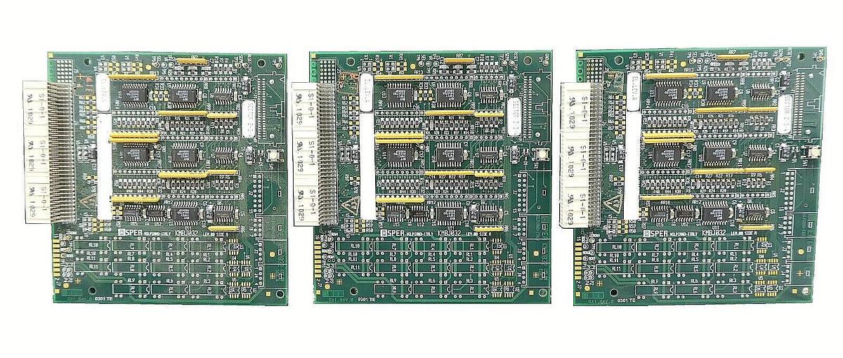 Used SPEA KMBJ032 Sector 2-3-4 Process Interface PCB EL.LEV.A Lot of 3 Working Spare
