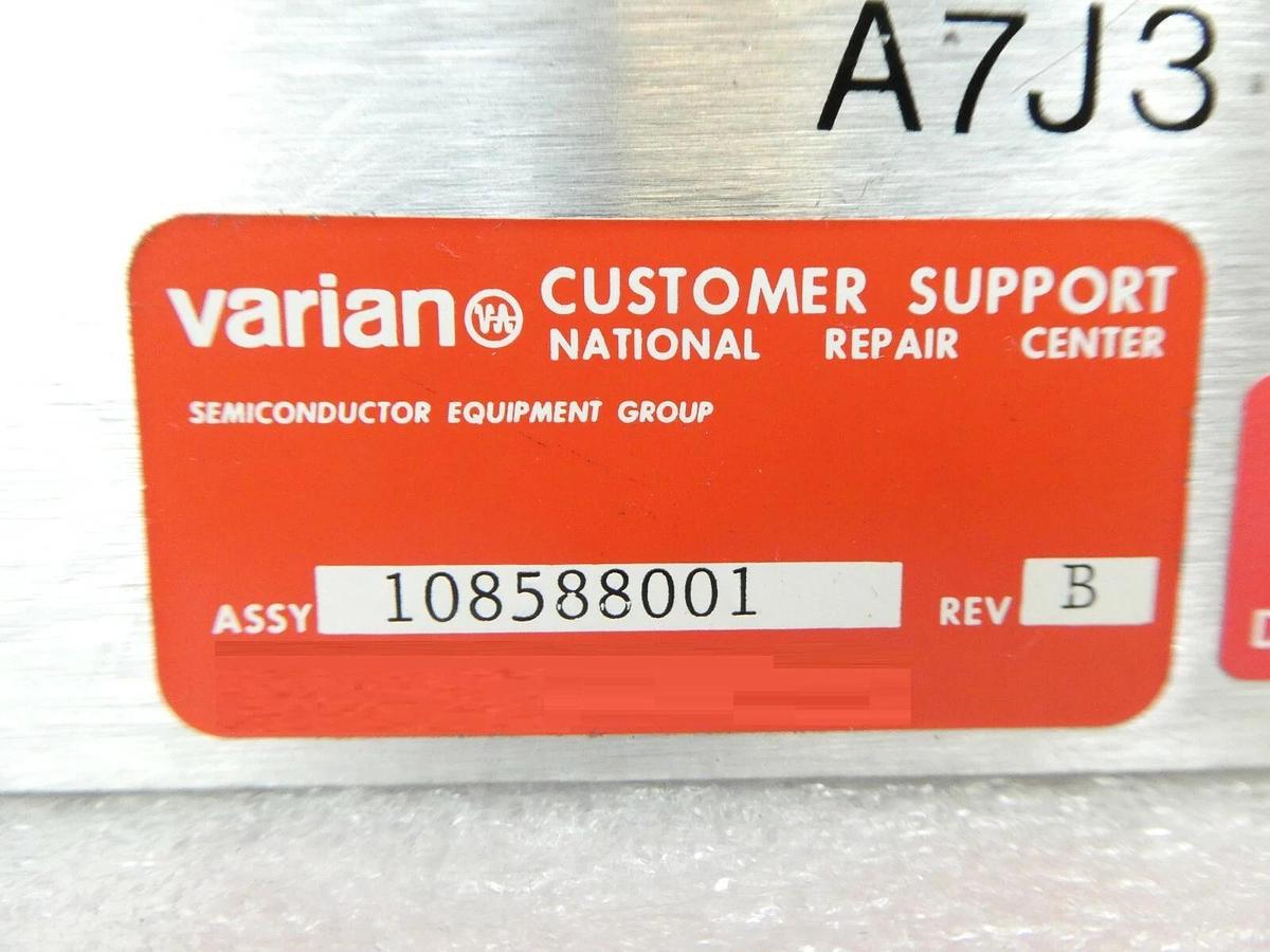 Used Varian Extrion 108588001 Dose Processor VSEA Ion Implanter 350D Working Surplus