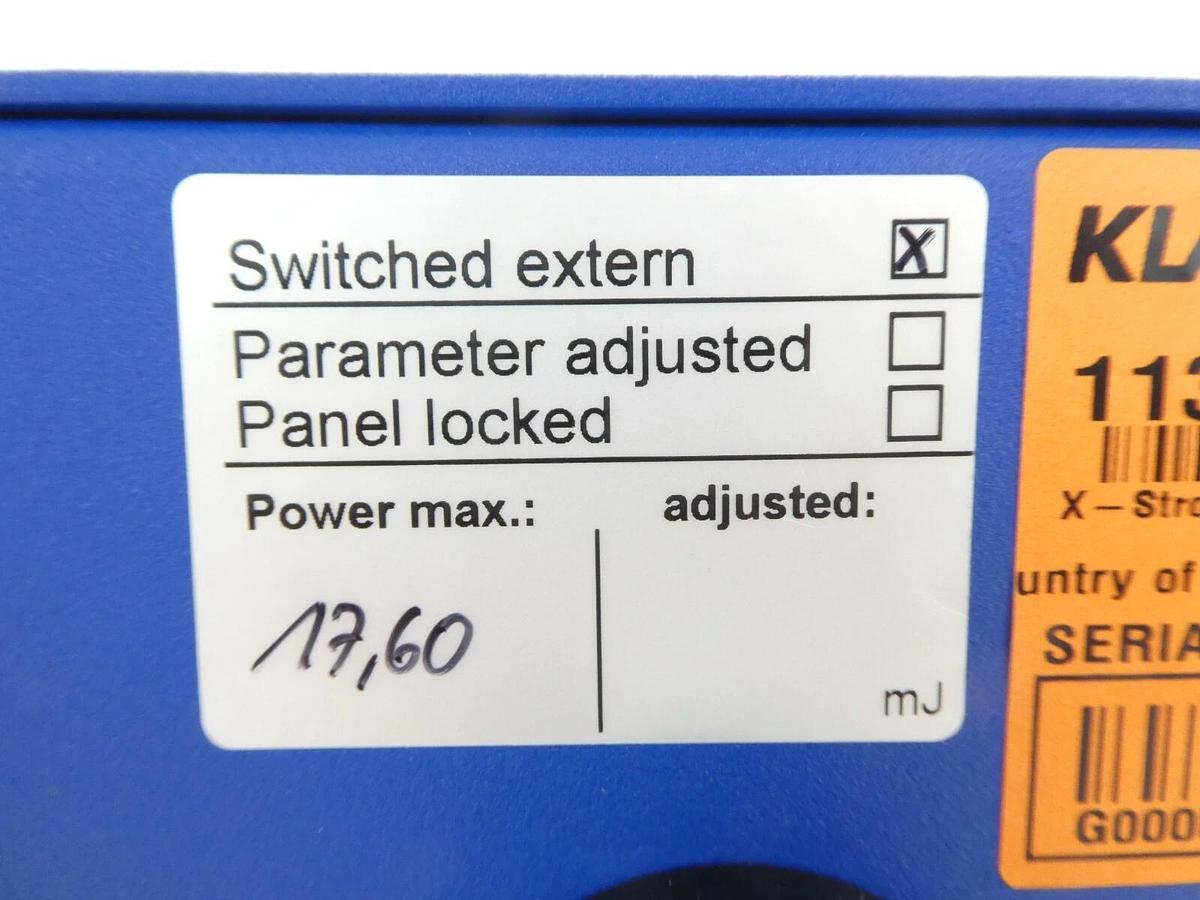 Used Perkin-Elmer MVS-9012-05 Fiber Optic X-Strobe Source KLA 11301400191000 Working