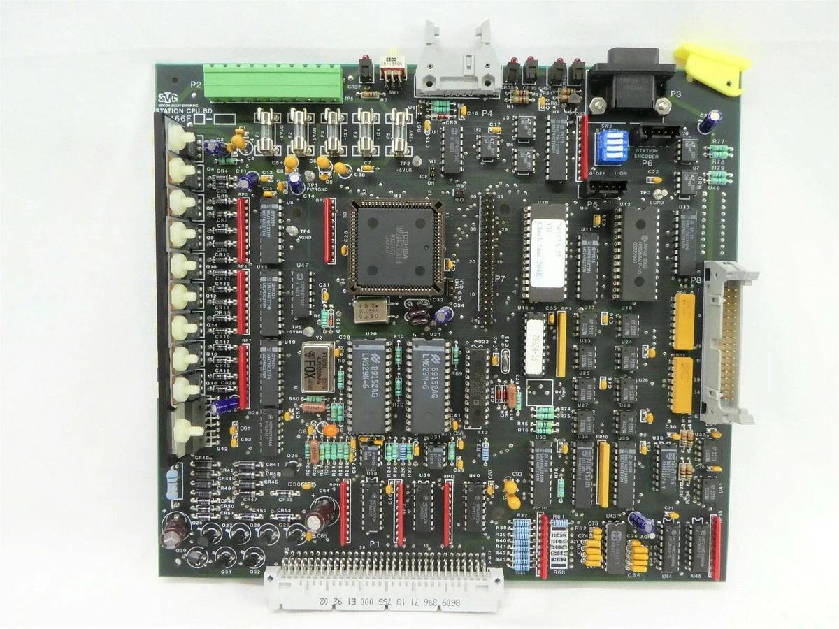 Used SVG Silicon Valley Group 80166F3-01 VB Station CPU BD PCB Card 90S DUV Working