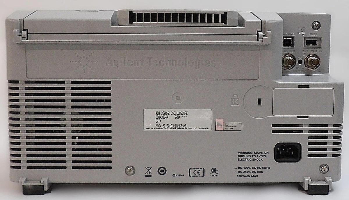 Used Agilent DSO-X 3034A 350 MHz Digital Storage Oscilloscope InfiniiVision Surplus
