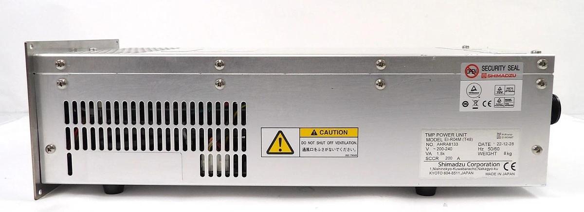 Used TMP Shimadzu EI-R04M (T48) Turbomolecular Pump Controller Turbo TEL Working