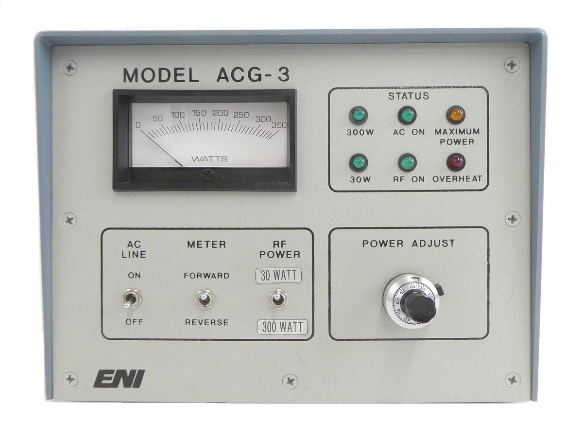 Used ACG-3 ENI Power Systems ACG-3LP4 RF Power Generator 30W 300W Tested Working