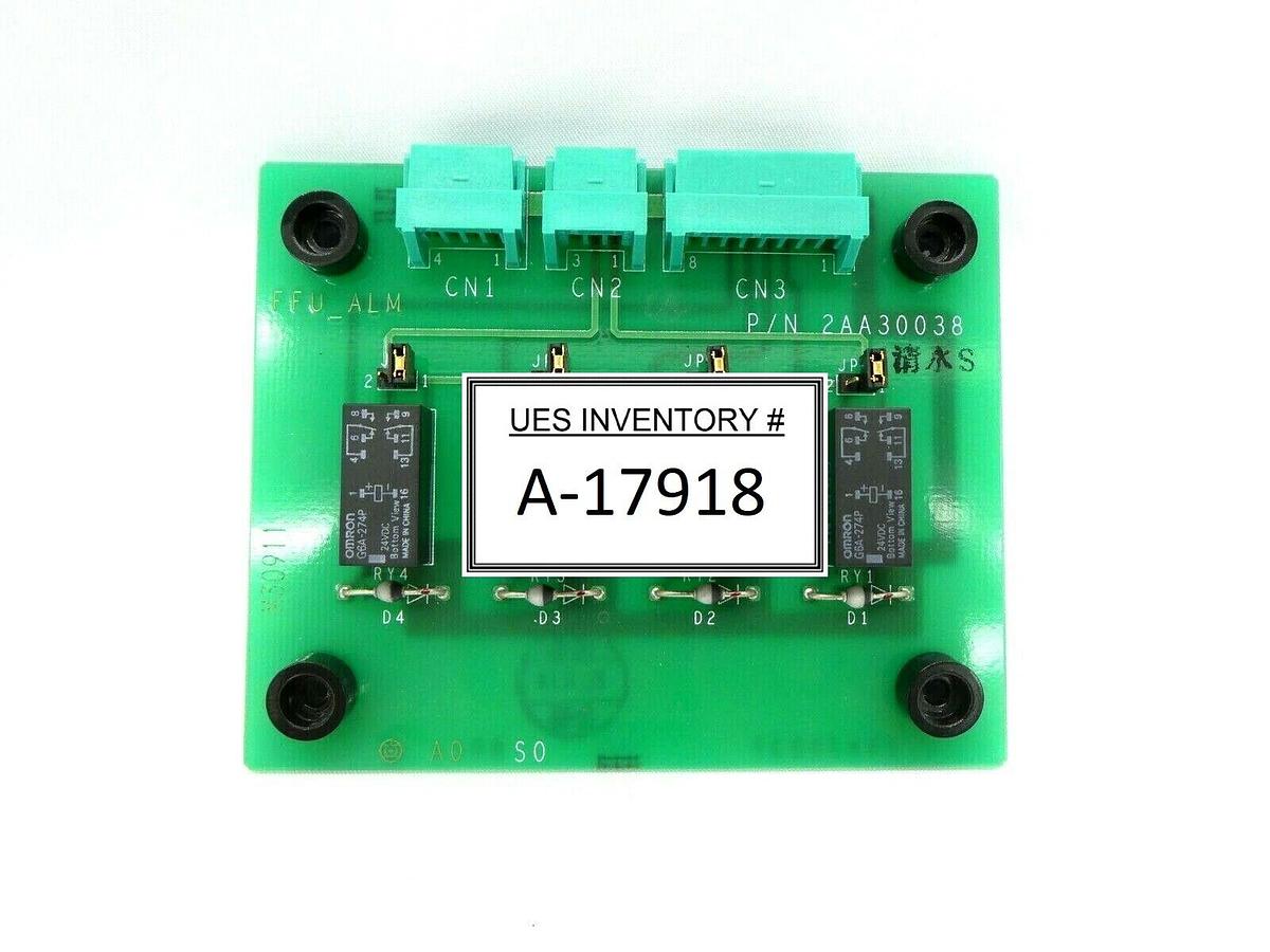 Used Hitachi 2AA30038 Relay Board PCB FFU_ALM 2AA30037 M-511E Working Spare