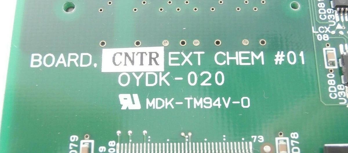 Used TEL Tokyo Electron OYDK-020 CNTR EXT CHEM #01 PCB Board Lithius Working Surplus