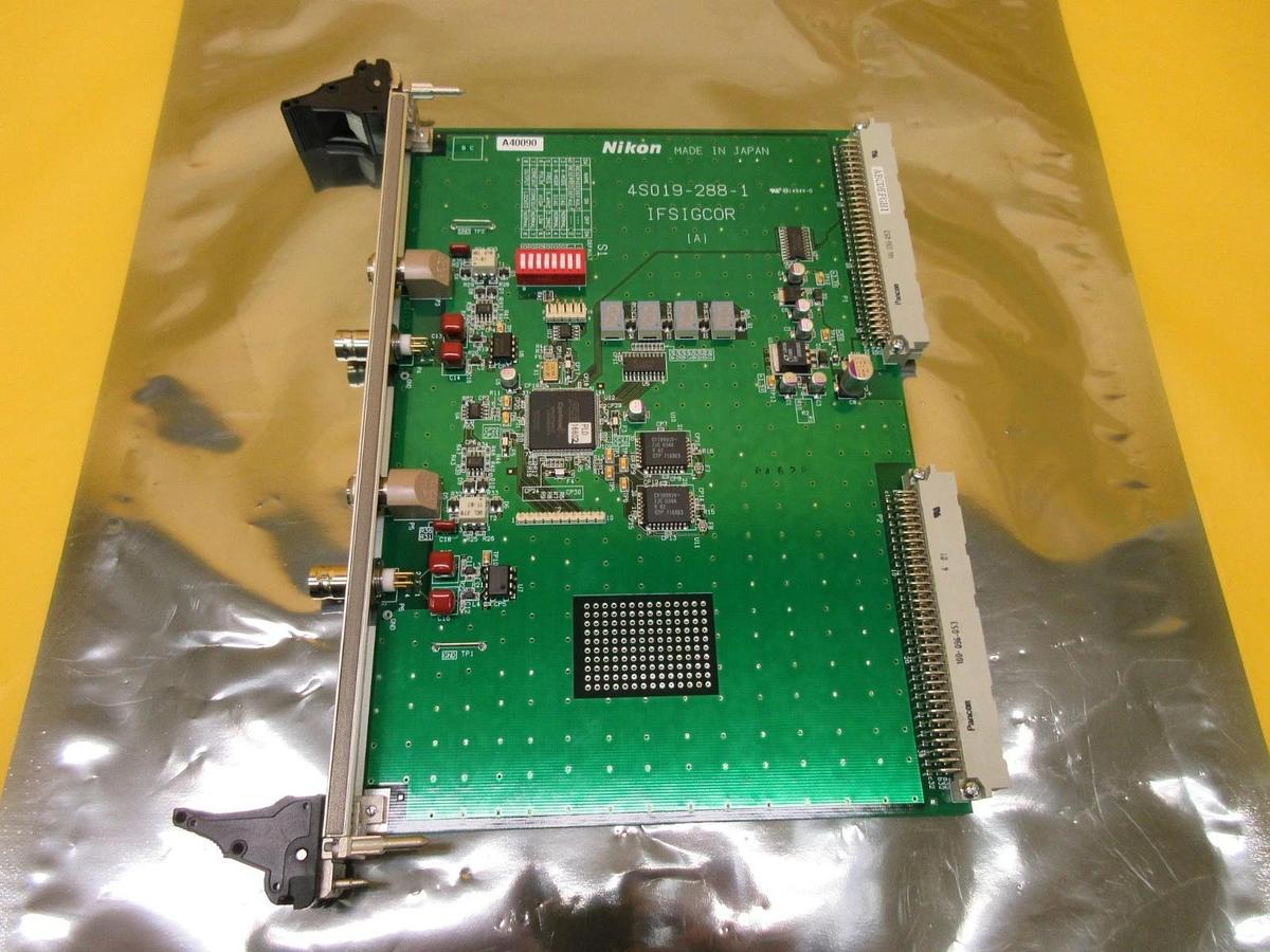 Used Nikon Precision 4S019-288-1 Processor PCB Card IFSIGCOR NSR Series Working