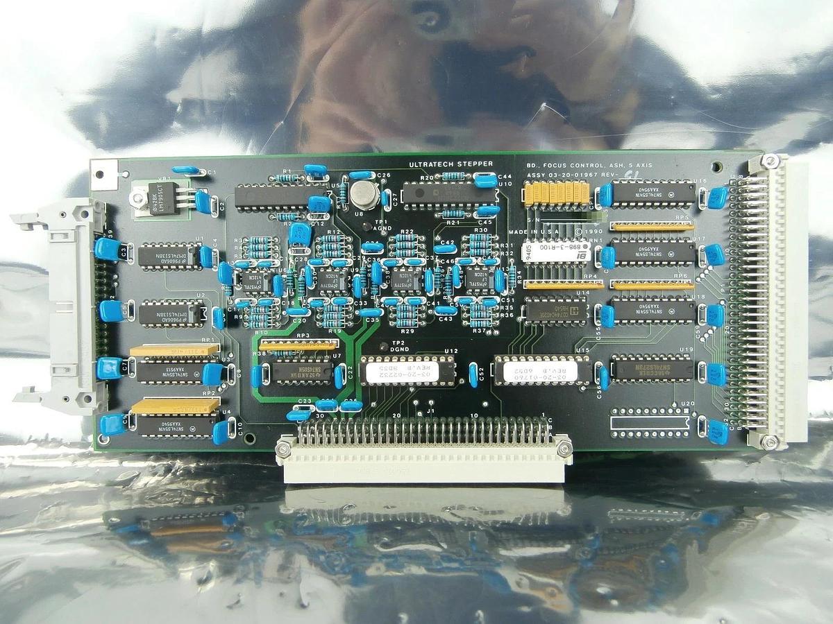 Used Ultratech Stepper 03-20-01967 5 Axis ASH Focus Control Board PCB Titan Used