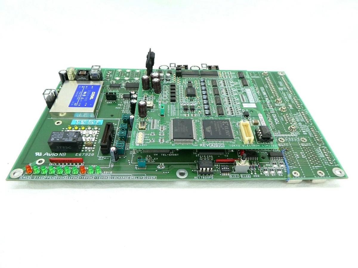 Used TEL Tokyo Electron 3M81-038362-13 Board PCB SW300B/BSC2 Trias System Working