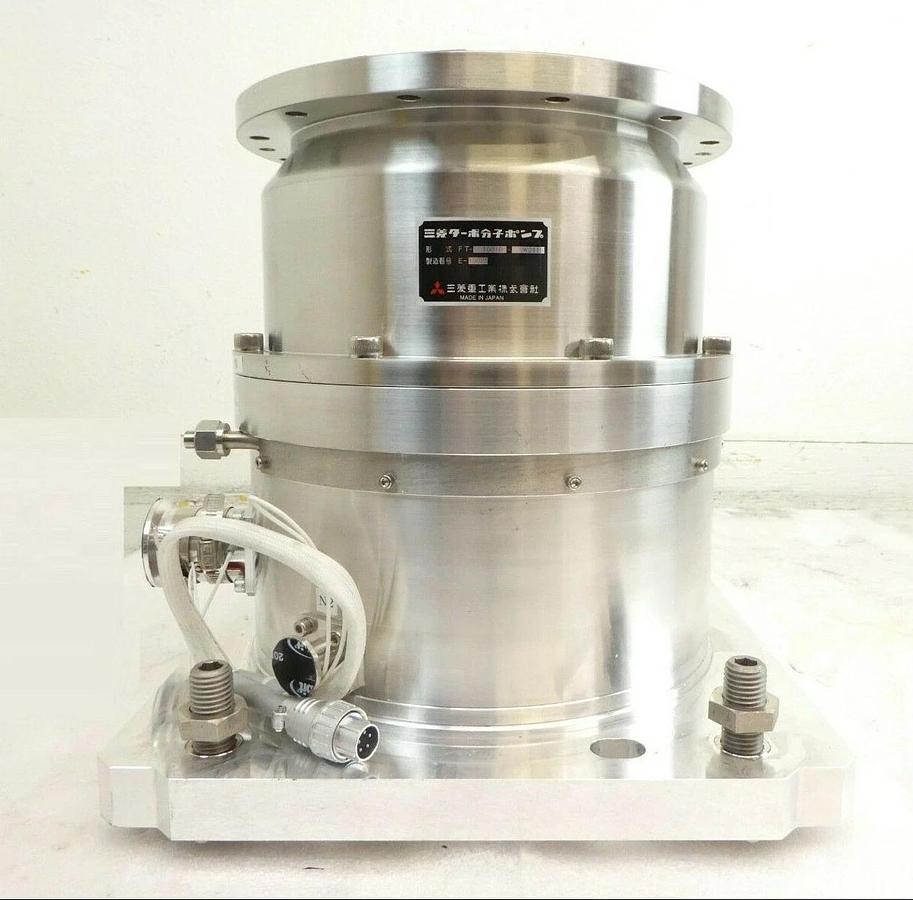 Used Mitsubishi FT-1001D-W211 Turbomolecular Pump SINCHOON TEL Working Surplus