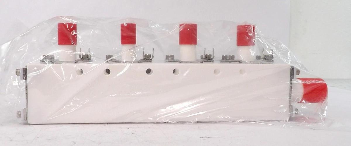 Semitool V0406FC-6PB-102 ASM 4 Stage 3/4 Center Manifold 3/4 PVDF New Surplus