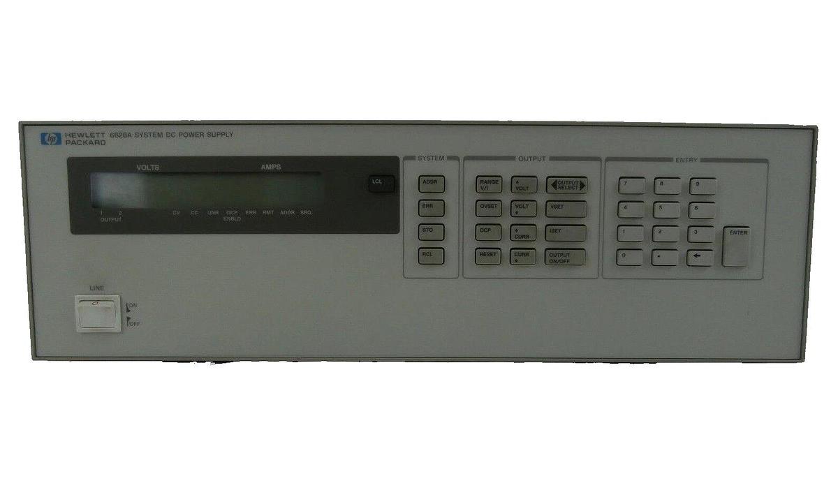 Used HP Hewlett-Packard 6628A System DC Power Supply Tested Working