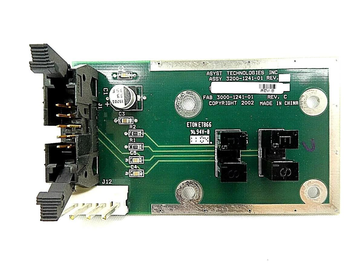 Used Asyst Technologies 3200-1241-01 Motor Interface Board PCB Rev B Lot of 2 Working