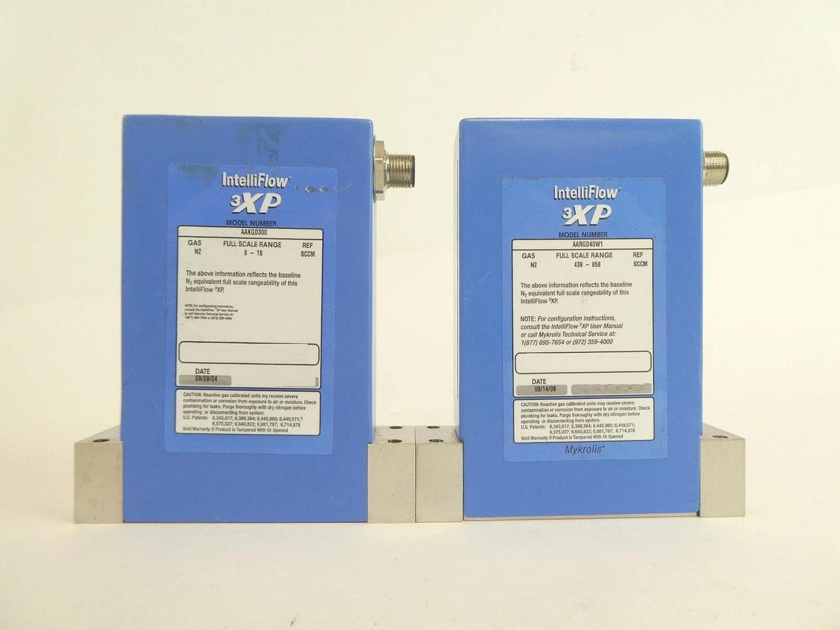 Used Celerity Mykrolis IN3XP Mass Flow Controller MFC AASGD40W1 AAKGD300 Lot of 7