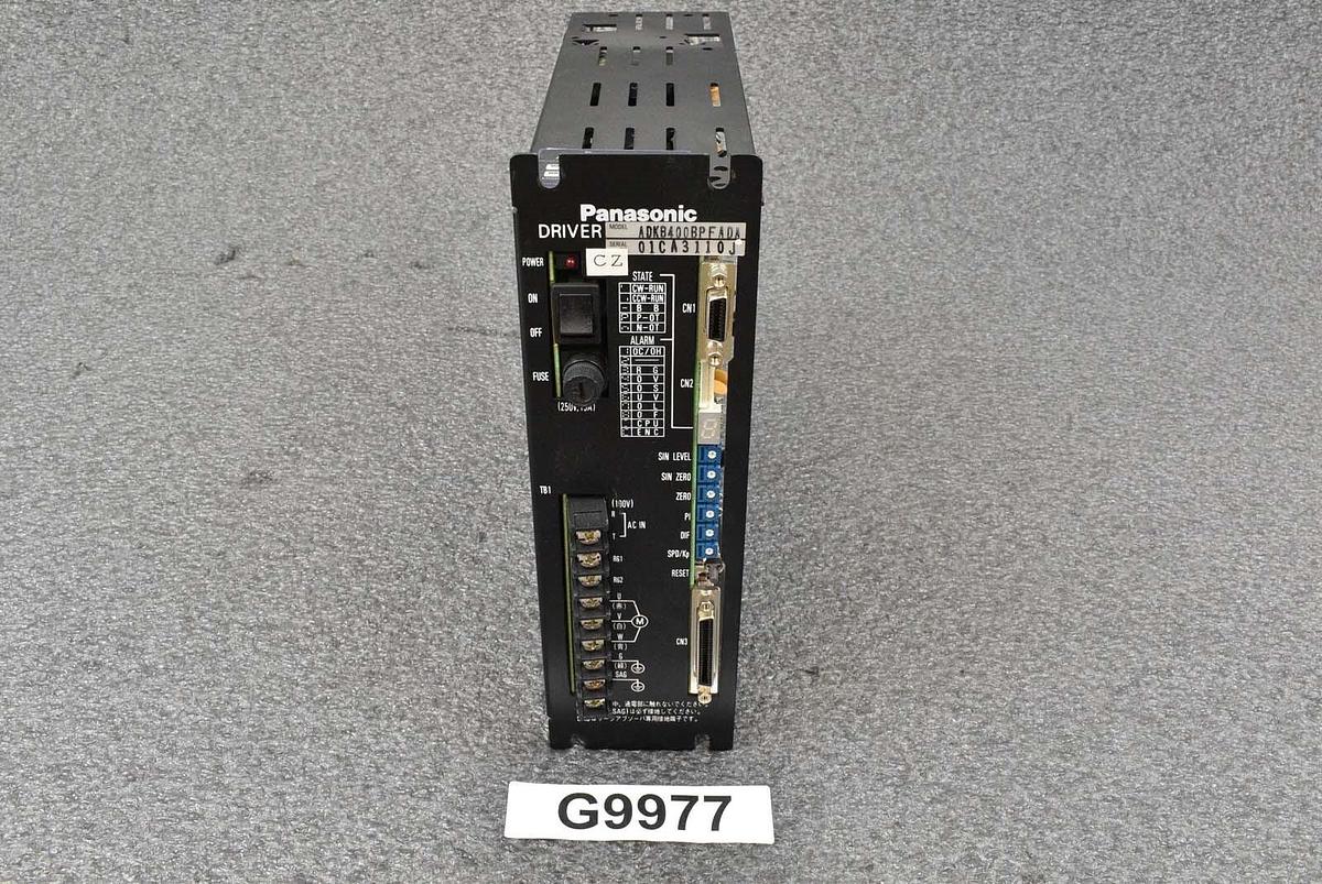 Used Panasonic ADKB400BPFADA Motor Driver (CZ)