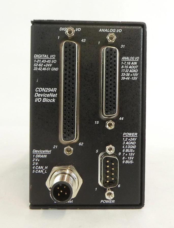 Used MKS Instruments AS01294 DeviceNet I/O Block CDN294R AMAT Working Surplus