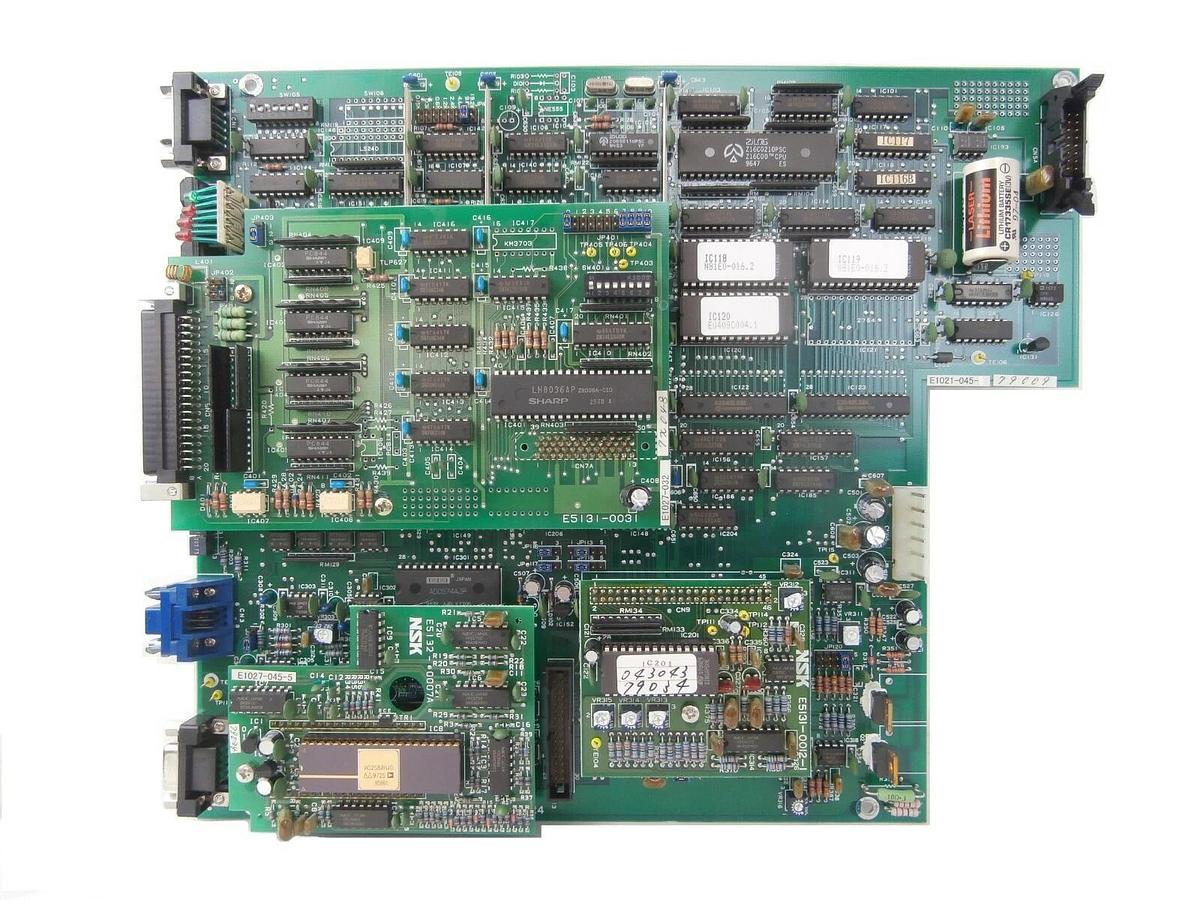 Used NSK E1021-045 Servo Amplifier PCB E5131-0031 E5131-0012-1 E5132-0007A Working