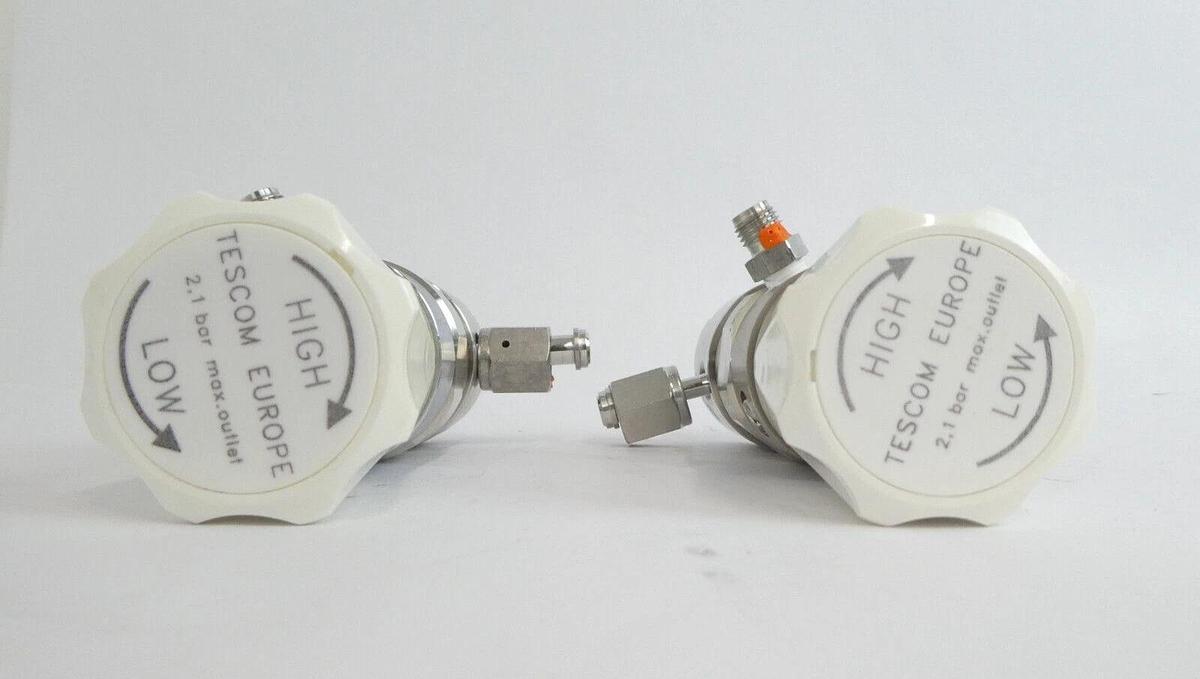 Used Tescom 74-2460KRH10 Manual Diaphragm Regulator Valve Reseller Lot of 6 Working