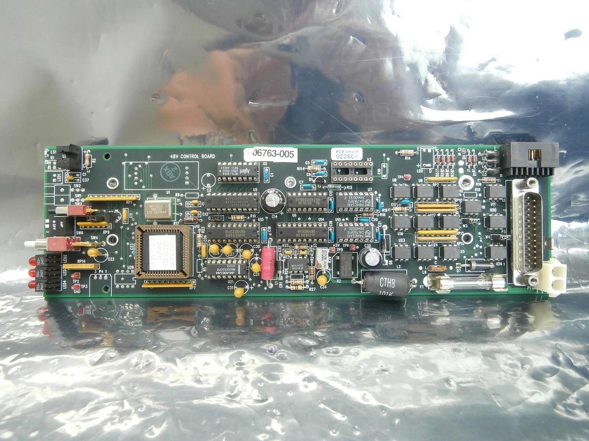 Used Asyst Technologies 06763-005 48V Control Board PCB 04376-001 Rev. C Used Working