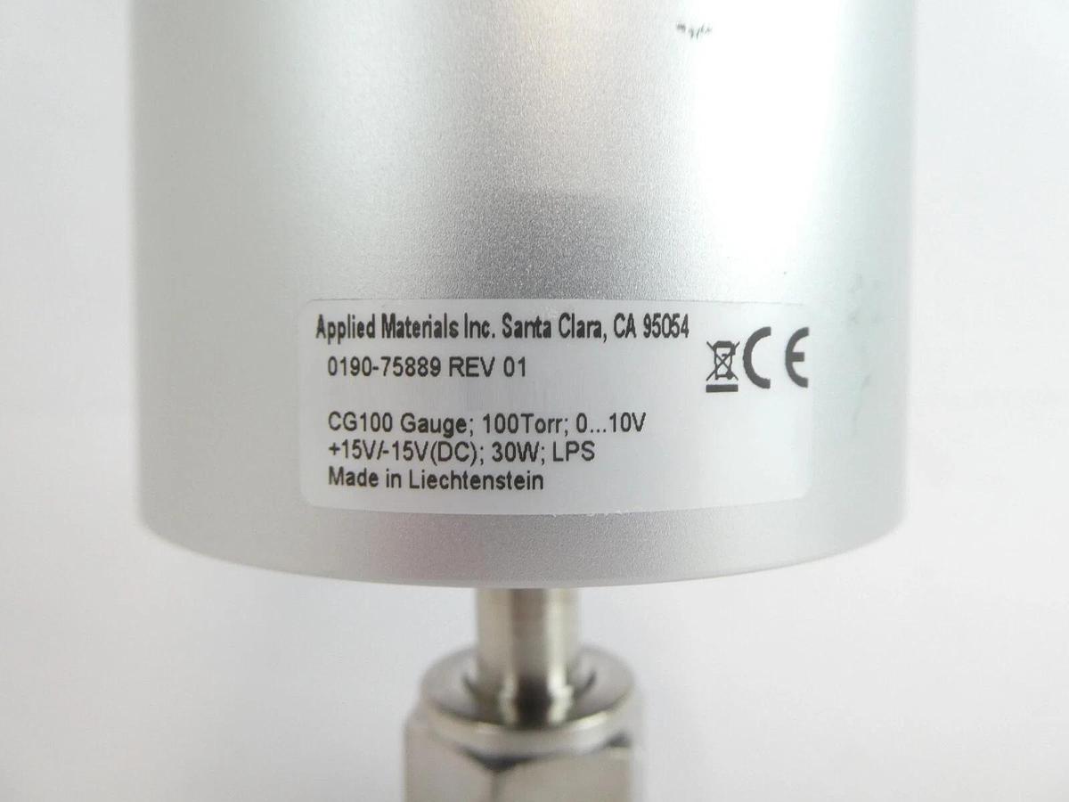 Used AMAT Applied Materials 0190-75889 Baratron Transducer CG100 Working Surplus