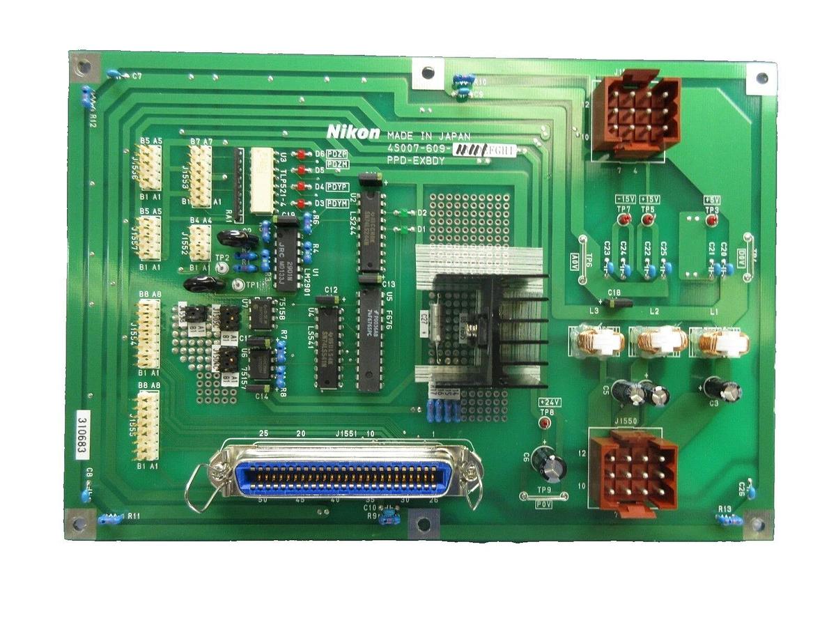 Used Nikon 4S007-609 Interface Connector Board PCB PPD-EXBDY NSR Series Working