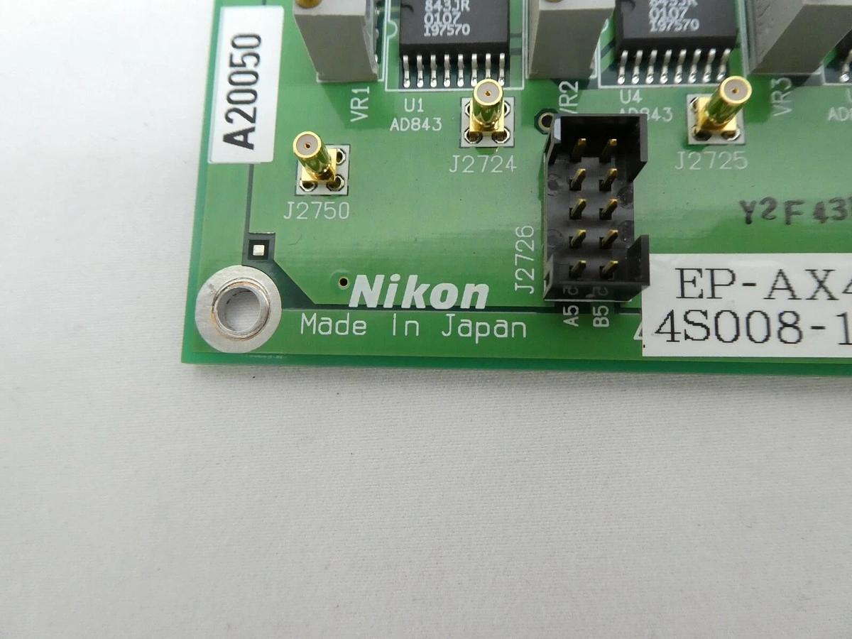 Used Nikon 4S008-124 Analog to Digital PCB EP-AX4 No IC's NSR Series Working Surplus