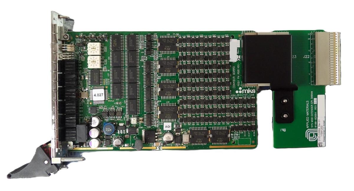 Used MKS Instruments AS01491-04 DIDO CS 3U IO PCB Card CDN491R Working Surplus