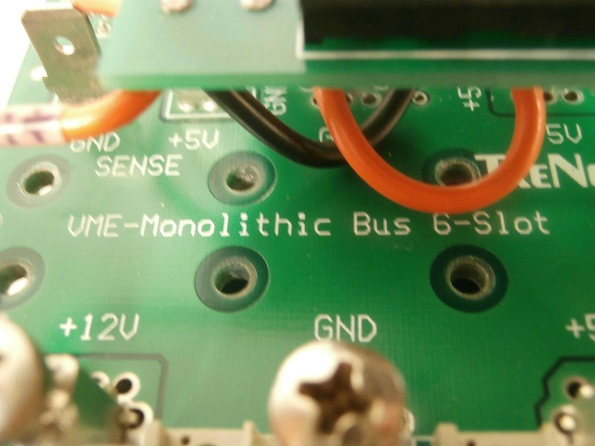 Used TreNew VME-Monolithic Bus 6-Slot Backplane PCB Electronic Solutions 01-0032006
