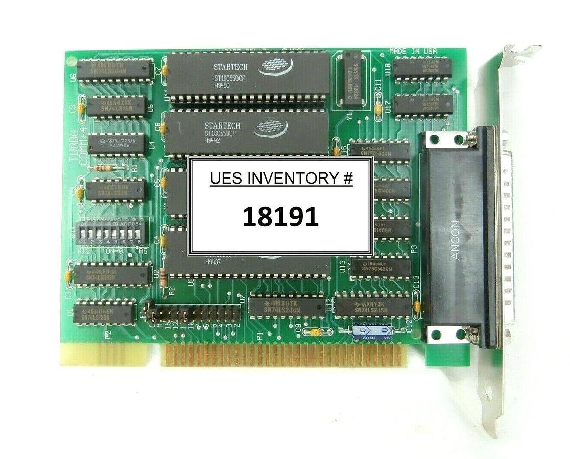 Used Plasma-Therm 3400 TURBO COMM+4 Board PCB Card Clusterlock 7000 Working Spare