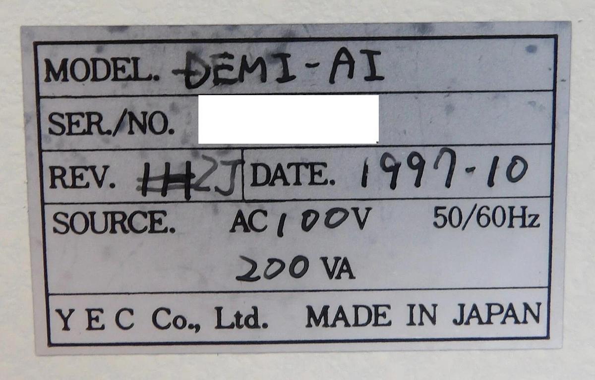 Used Yec DEMI-AI High Speed Eprom Duplicator Module Working Surplus