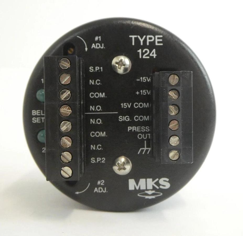 Used MKS Instruments 124AA-001000BB Baratron Type 124 1000 TORR Working Spare