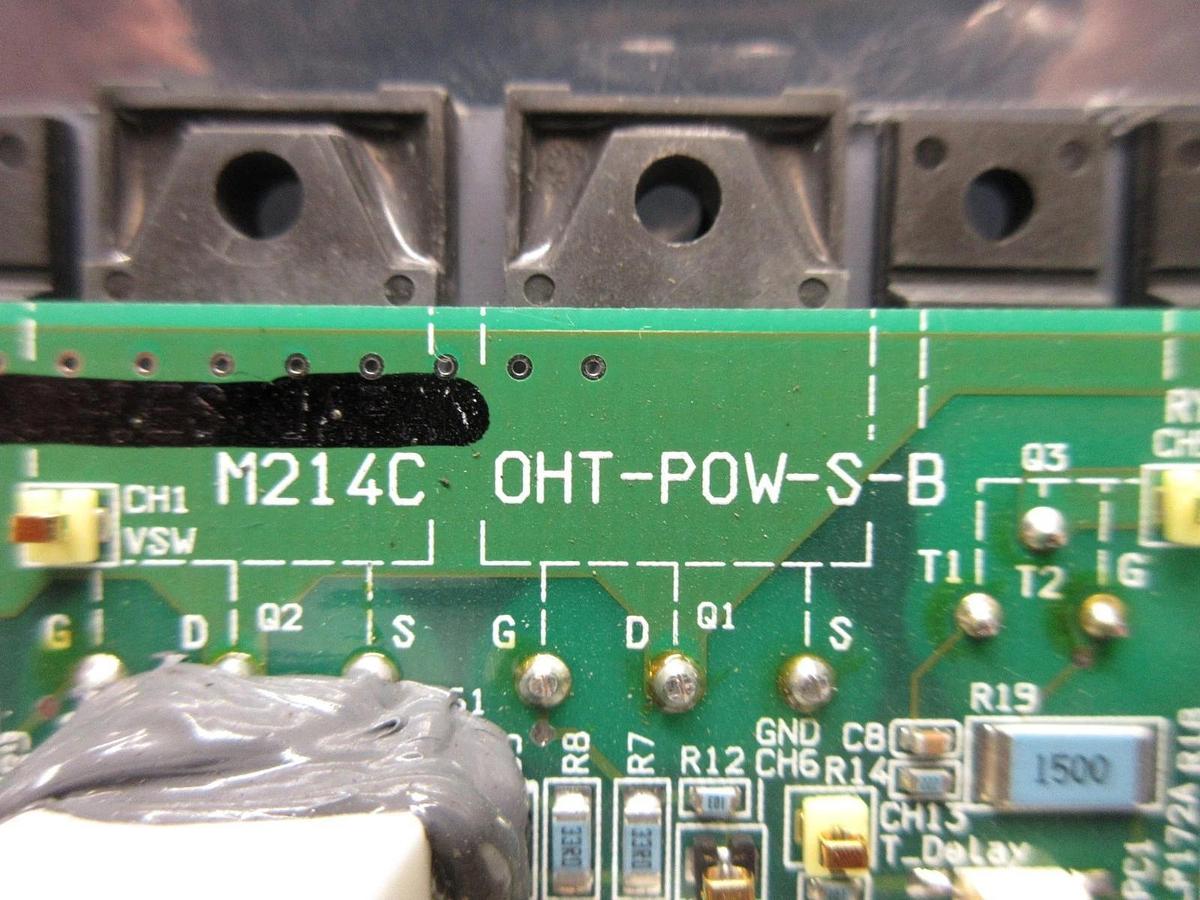 Used Muratec HASSYC812002 Power Relay Board PCB OHT-POW-S-B M214C Used Working