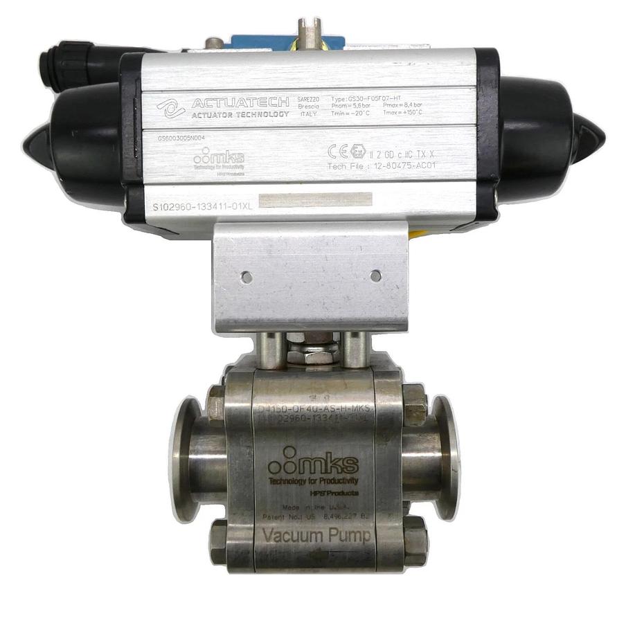 Used MKS Instruments D4150-QF40-AS-H-MKS Ball Valve S102960-133411-01XL Working