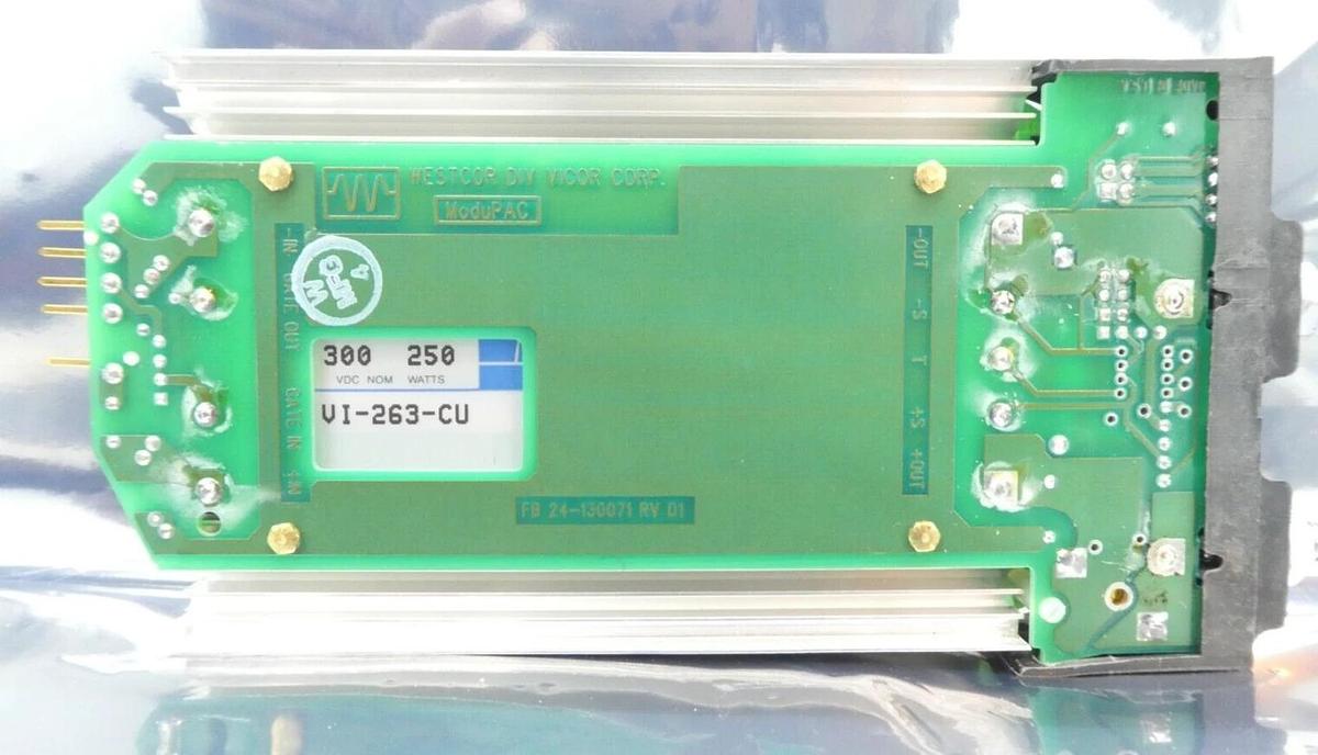 Used Varian 34-029889-24 24V Control Cartridge PCB Vicor VI-263-CU VI-B63-CU Lot of 4