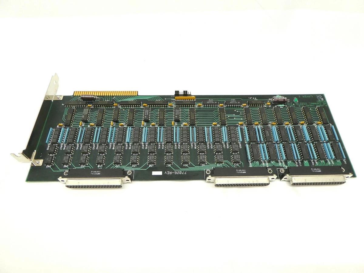 Used Plasma-Therm 77026 96 Channel Digital I/O Board PCB Card Clusterlock 7000 Spare
