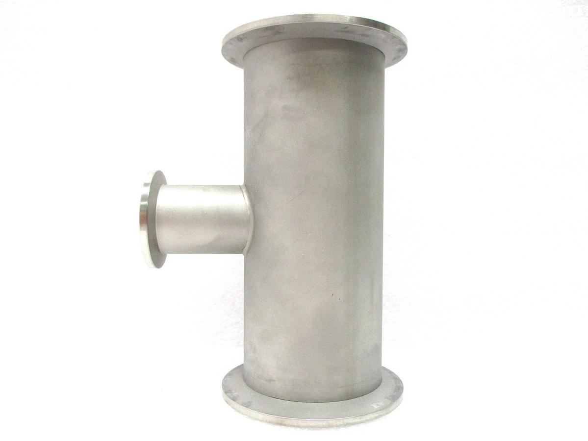 Used Edwards C10517431 Straight Nipple Vacuum Tee Flange NW50 NW25 Working Spare