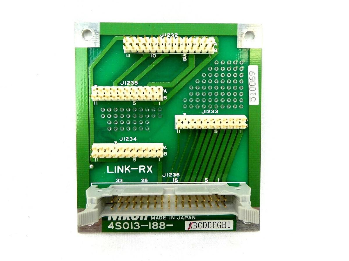 Used Nikon 4S013-188 Interface Board PCB LINK-RX NSR-S307E DUV System Working Spare