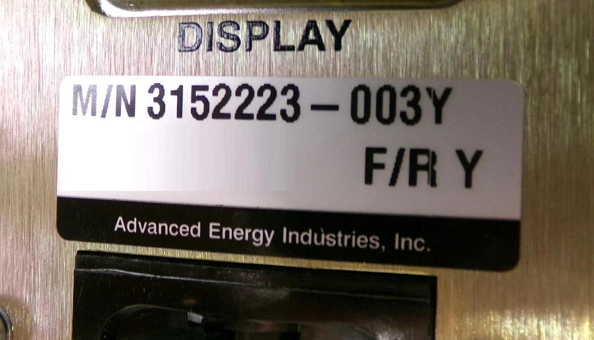 Used MDX 20K AE Advanced Energy 3152223-003 Master DC Power Supply Working Surplus