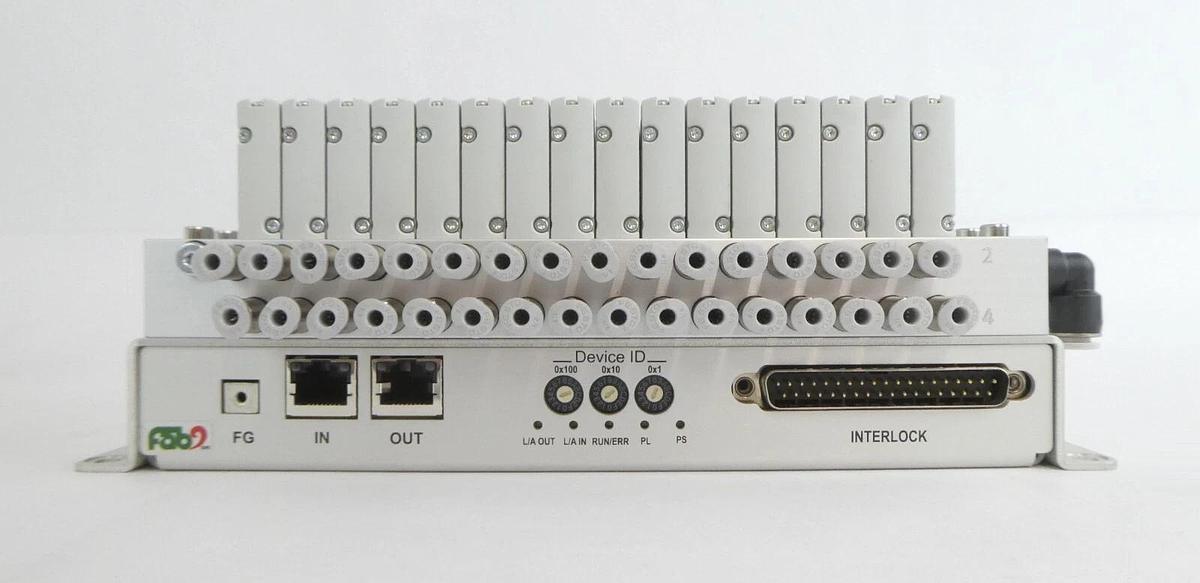 Used Festo VTUG-16K-EC-INT-CS 16-Port Pneumatic Manifold Reseller Lot of 2 Working