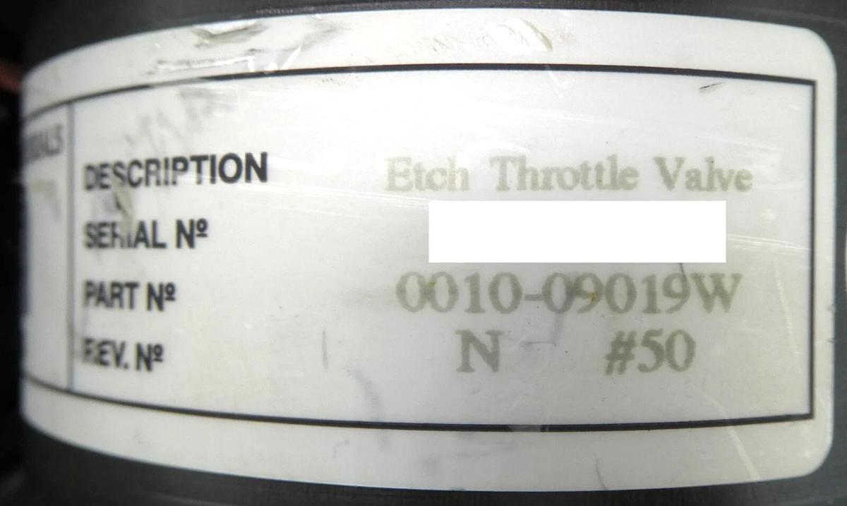 Used AMAT Applied Materials 0010-09019W Throttle Valve Assembly Untested Surplus